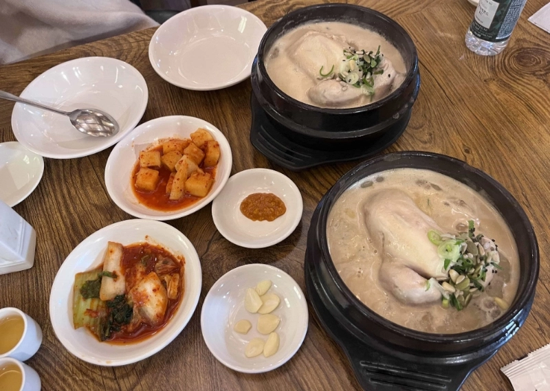 Tosokchon Ginseng Chicken Soup (토속촌삼계탕) ₩ 10,000