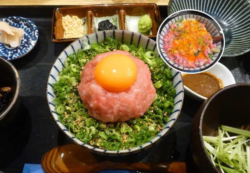 蔥花鮪魚丼（ねぎトロ丼）¥1,280