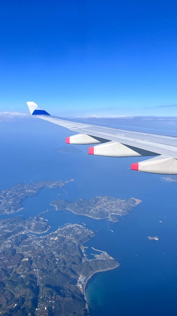 飛機窗外的景色