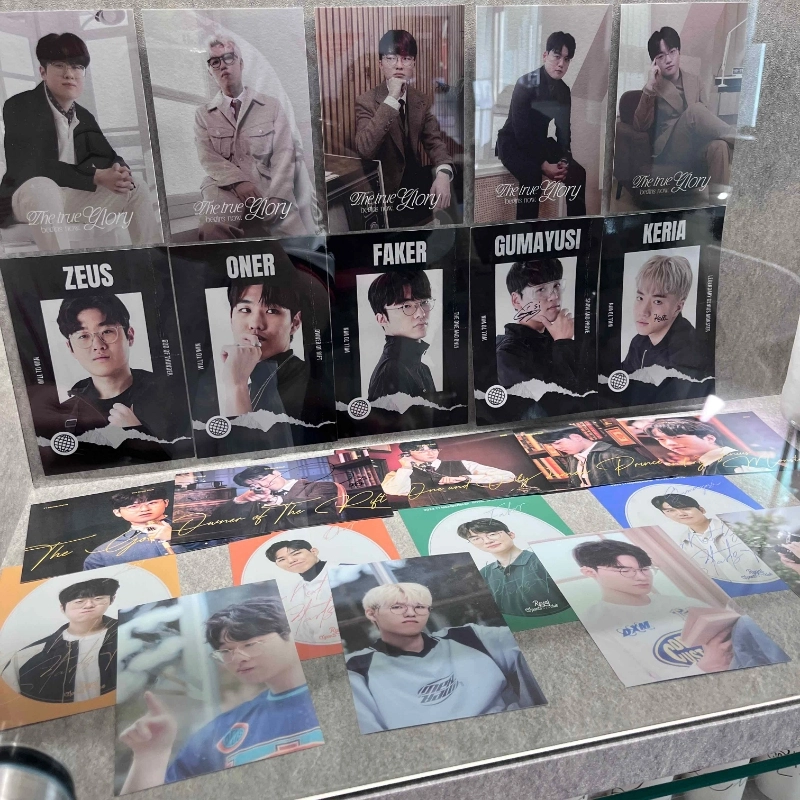 T1 Café 選手各種小卡