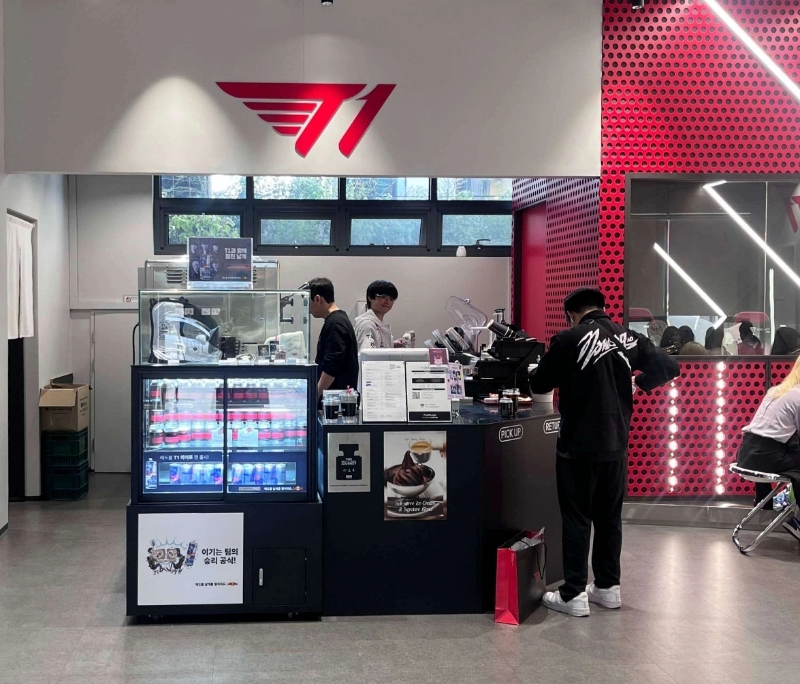 T1 Café 櫃台